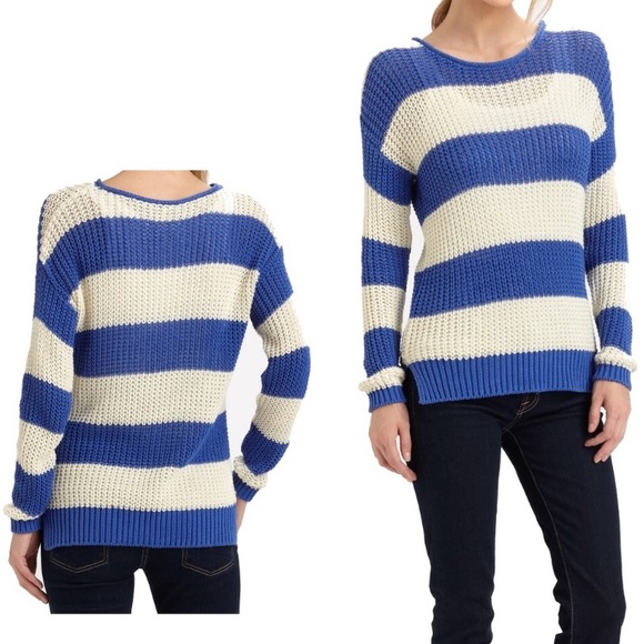 Joie Sweaters - SALE 🔥 JOIE Jalene Rugby Striped Crewneck Sweater